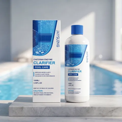 JAYSUING Pool Water Clarifier Ήπια Σύνθεση Ενζύμου Χιτοζάνης Για Καθαρό Λαμπερό Νερό Απομακρύνει τη Θολότητα Ενισχύει την Απόδοση του Φίλτρου
