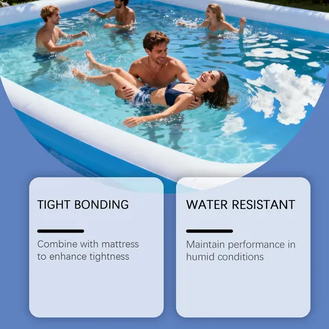 Inflatable Mattress Repair Kit Vinyl Glue Waterproof Patch Kit For Camping Sleeping Pad Air Bed Swimming Pool Liner Repair