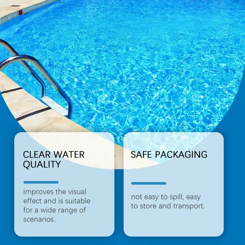HozoneX Swimming Pool Purifier Water Clarifier Deodorizing Cleaner For Outdoor Pools Spa Hot Tubs Water Cleaning Liquid