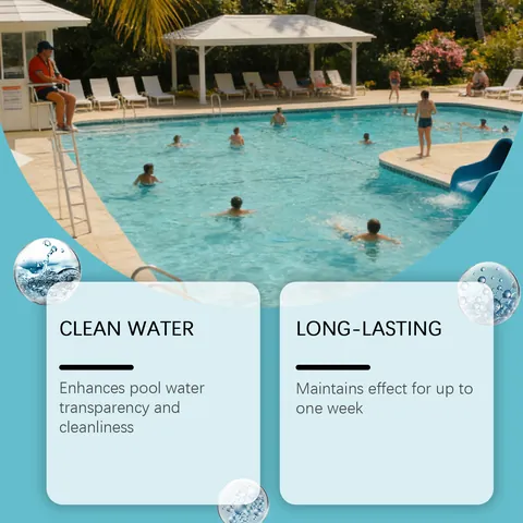 JAYSUING Pool Cleaning Tablets 100g Gentle Disinfectant Odor Removal For Home Swimming Pool Water Clarification Maintenance