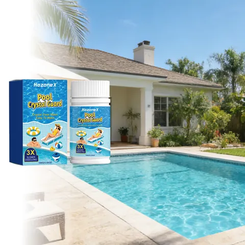 Pastillas Multifuncionales de Disolución Rápida Para Limpieza de Piscinas Agua Cristalina Pool Crystal Guard Purificador