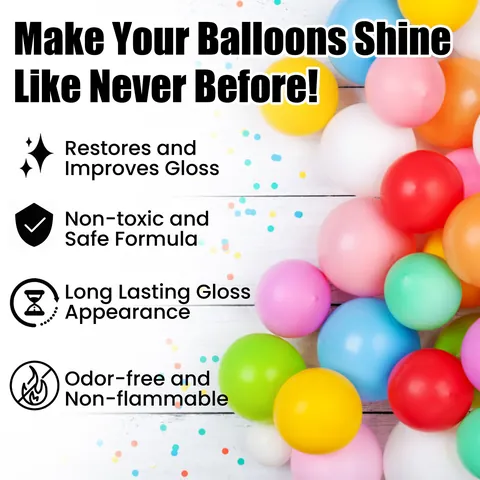 Balloon Shiny Spray Long Lasting Polishing Glow Highlighter Aerosol For Latex Balloons Celebration Party Events Decoration Supplies