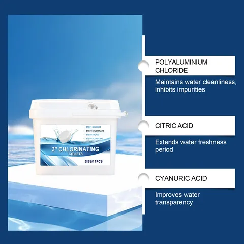 Chlorinating Tablets Pool Cleaning Tablets For Swimming Pools Spa Water Purifier Odor Remover Disinfectant Algaecide Cleaning Chemicals
