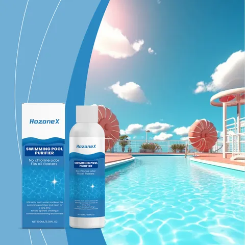HozoneX Swimming Pool Purifier Water Clarifier Deodorizing Cleaner For Outdoor Pools Spa Hot Tubs Water Cleaning Liquid