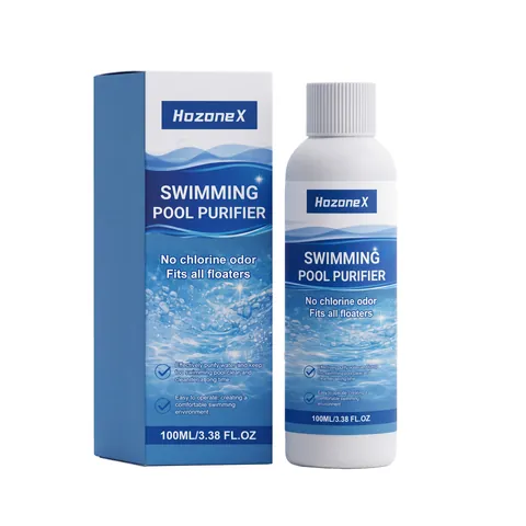 HozoneX Clarificador de Piscina Purificador para Limpieza Diaria del Agua Eliminación de Olores Solución Eficiente