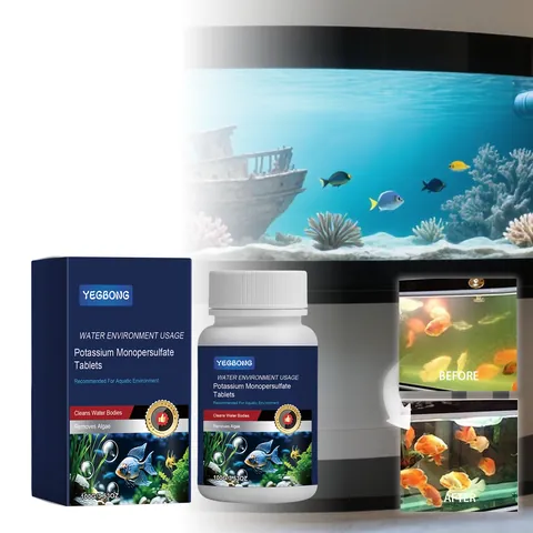 Aquarium Cleaning Tablets Fish Tank Water Purifier For Algae Removal Clear Water Treatment For Home Fish Tank Maintenance