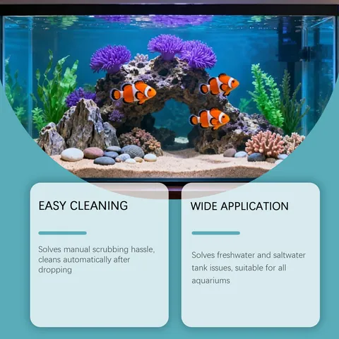 Aquarium Wasserklärer Flüssiger Luftreiniger Zur Fischbecken Wasserreinigung Entfernt Algen Und Gerüche Für Süß- Und Salzwasser