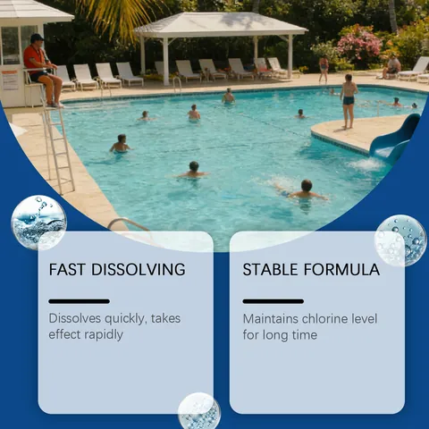 Fast Dissolving Spa Chlorine Granules For Swimming Pool Hot Tub Spa Water Disinfectant Purifier Cleaning Treatment