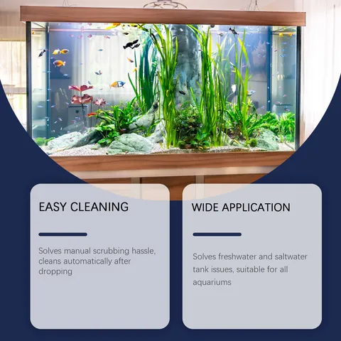 Aquarium Cleaning Tablets Fish Tank Water Purifier For Algae Removal Clear Water Treatment For Home Fish Tank Maintenance