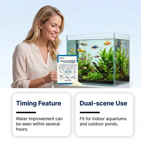 Aquarium Water Clarifier Powder Flocculating Agent For Fish Tank Pond Swimming Pool Impurity Removal Water Treatment Chemicals