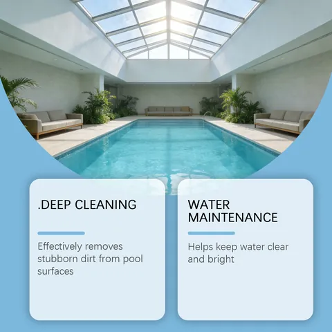 HOMEXA Polvo Limpiador de Piscinas Mantenimiento Eficaz del Agua Fórmula Anti Algas Para Todas Las Piscinas y Spas Limpieza Eficaz