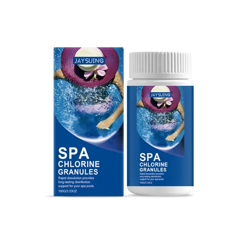 Fast Dissolving Spa Chlorine Granules For Swimming Pool Hot Tub Spa Water Disinfectant Purifier Cleaning Treatment