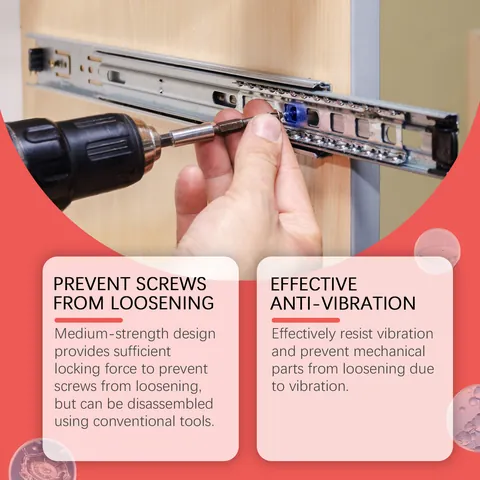 Thread Locker Anaerobic Adhesive For Metal Screw Loose Fastening Glue Permanent High Strength Medium Strength Sealant Anti Rust Waterproof