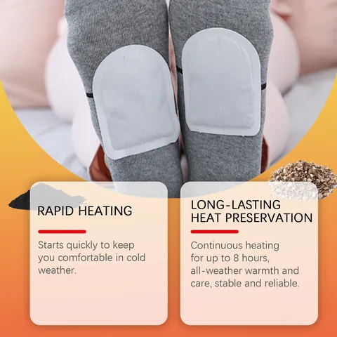 JAYSUING Chauffe-orteils 8 Heures Longue Durée Jetable Patch Pieds Auto-chauffant Pour Activités de Plein Air Hiver Femmes Hommes