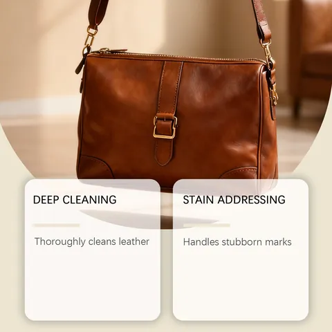 Bálsamo Reparador de Cuero y Muebles Brunizo Crema Nutritiva con Cepillo para Sofá de Cuero Zapatos Bolsos Pulido