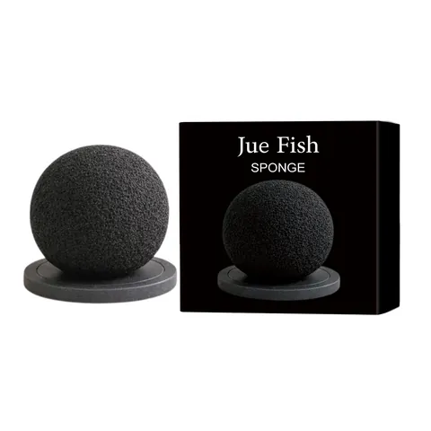 JUE FISH Esponja de Limpieza de Cocina de Bola de Secado Rápido Con Base Esponja de Poliuretano Antirrayas Para Ollas Sartenes Fregaderos