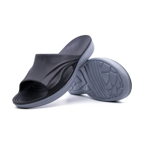 Men's Casual EVA Slides Breathable Non-Slip Two-Tone Arch Support Sandals For Indoor Outdoor Beach Summer Fashion Slippers