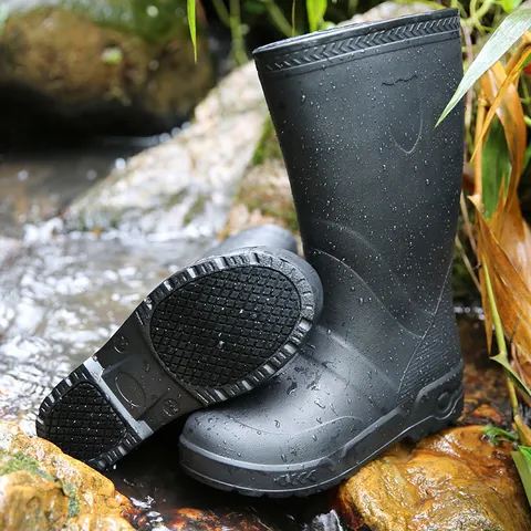 Waterproof Tall EVA Rain Boots Non-slip Work Shoes For Kitchen Laundry Outdoor Unisex Adult Protective Safety Footwear
