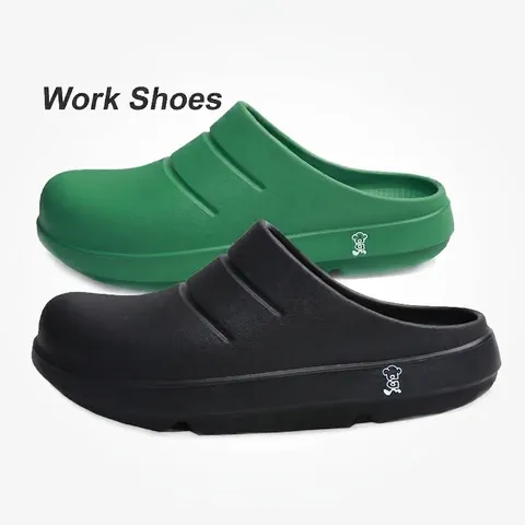 Waterproof Non-Slip EVA Work Clogs For Men Women Lightweight Chef Kitchen Nursing Shoes Safety Protective Garden Shoes
