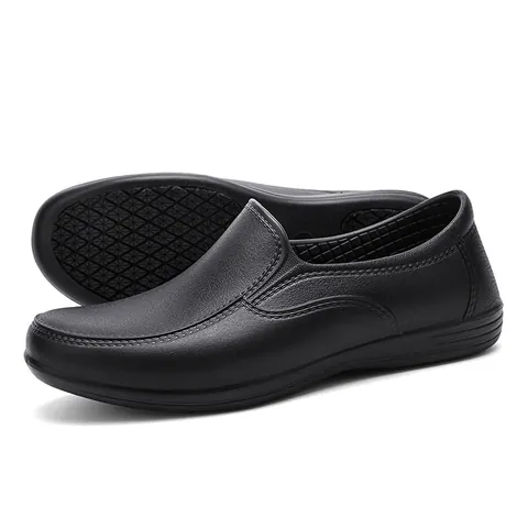 Unisex EVA Anti-Slip Chef Shoes Waterproof Oil-Proof Work Safety Shoes For Kitchen Factory Food Workshop Professional Footwear