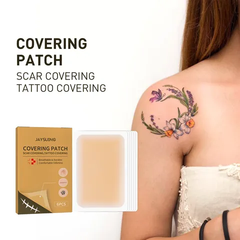 Invisible Waterproof Tattoo And Scar Concealer Patch Nude Skin Tone Breathable Thin Body Makeup Sticker For Men Women