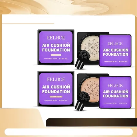 Mushroom Head Air Cushion Foundation Moisturizing Concealer BB CC Cream Long Lasting Oil Control Natural Nude Makeup Base