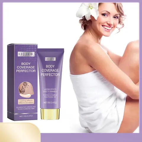 EELHOE Body Coverage Perfector Concealer for Scars Tattoos Flaws Smooth Skin Waterproof Long Lasting Body Makeup Cream