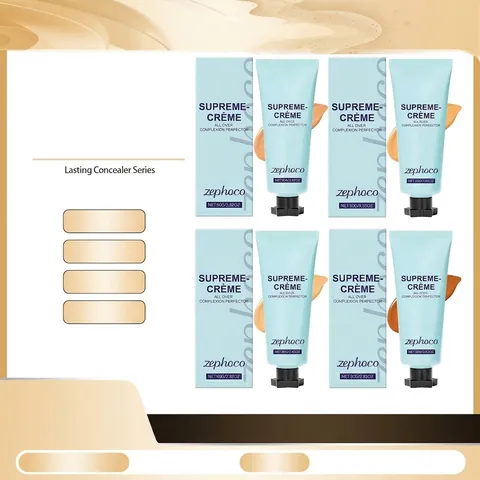 Supreme Creme All Over Complexion Perfector Long Lasting Waterproof Matte Concealer Makeup For Face And Body Full Coverage Blemish Tattoo Cover
