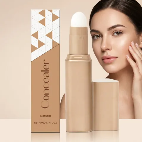 Silky Liquid Concealer Stick Smooth Texture Face Blemish Correction Makeup Twist Up Design Cosmetic Tool For Daily Routine