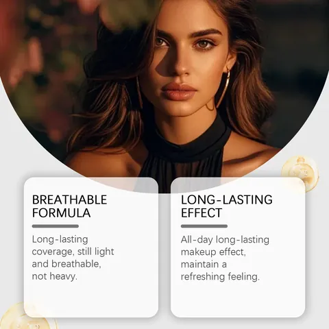 Luxe Make-up Αλλαγής Χρώματος SPF 50 Υγρό Καλυπτικό Προσώπου Μεγάλης Διάρκειας Αντηλιακό Ενυδατικό Μακιγιάζ Προσώπου