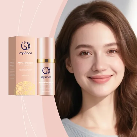 Zephoco Foundation που Αλλάζει Χρώμα με τη Θερμοκρασία SPF 30 Αντηλιακός Ορός Ενυδατικό Flawless Face Makeup Liquid Foundation