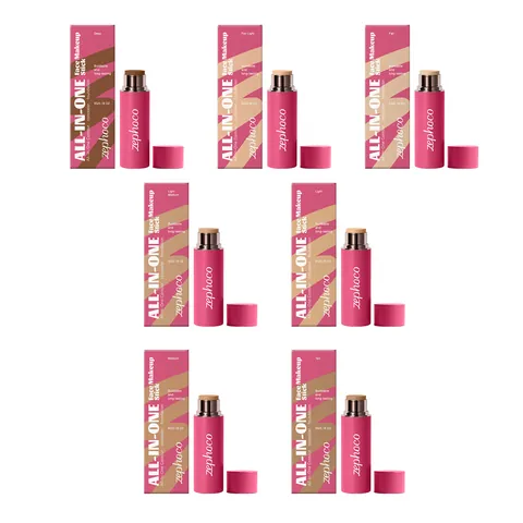 Zephoco Multi-Funktions-Makeup-Stick All-in-One Gesichts-Contour-Concealer-Foundation-Stick Tragbarer Langanhaltender Makeup-Stift Für Damen