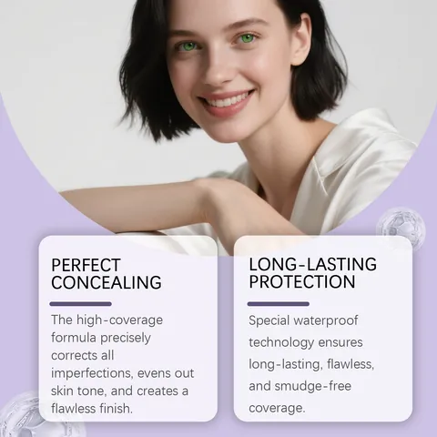 Waterproof Body Concealer Cream Long Lasting Natural Skin Perfector Smudge-Proof Full Coverage Makeup For Scars And Tattoos