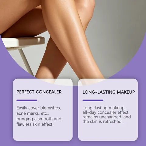 Zephoco Body Coverage Perfector Lasting Effects Body Concealer Brightening Moisturizing Medium Skin Tone Scar Tattoo Coverage