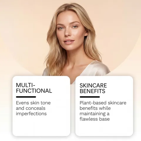 Zephoco Multi-Functional Natural Tone CC Cream Concealer SPF 50 Moisturizing Brightening Flawless Tone Refine Advanced Formula
