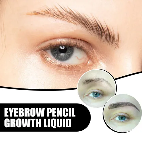 EELHOE Augenbrauen-Wachstumsserum Für Dichtere Längere Wimpern Brauen Natürliche Pflegende Lösung Für Herren Damen