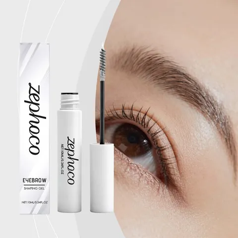 Gel Moldeador de Cejas Gel de Peinado Nutritivo Larga Duración Transparente Impermeabile Brows Taming Liquid Con Cepillo Precisión