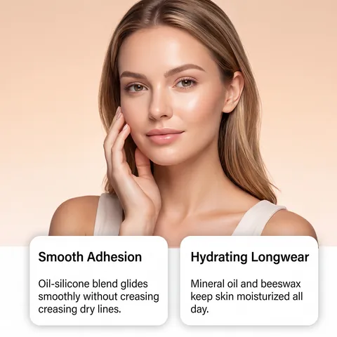 Zephoco Grinding Conceal Butter Smooth Moisturizing Concealer Stick Natural Shade Lightweight Hydrating Face Makeup Cover