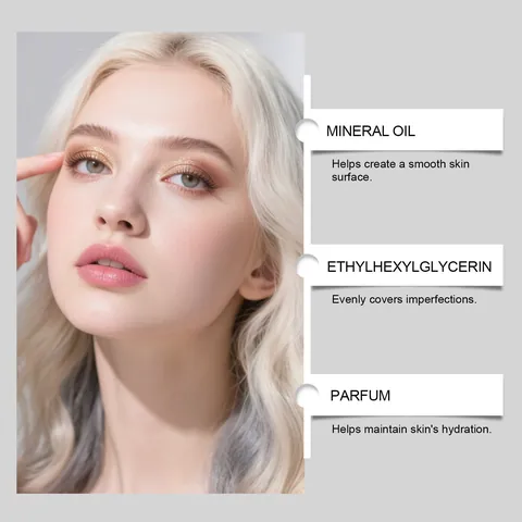 Zephoco BB Cream Hidratante Color Natural Larga Duración Alta Cobertura Corrector Impermeable Base de Maquillaje Facial para Mujeres