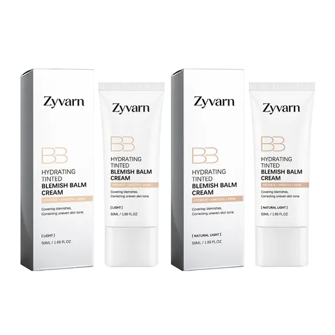 Zyvarn Hydrating Tinted Blemish Balm Cream BB Cream For Face Concealing Moisturizing Brightening Smoothing Skin For Women