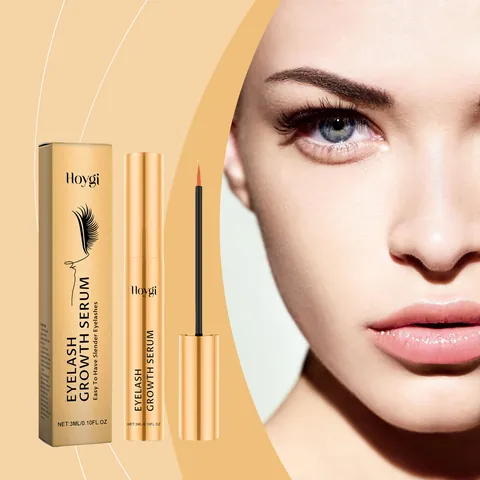 Hoygi Eyelash Growth Serum Natural Eyelash Enhancer For Long Thick Curled Lashes Nourishing Eye Makeup For Women