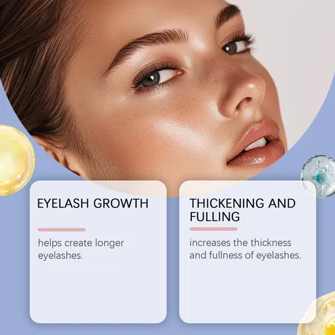 JAYSUING Wimpernserum Für Längere Dickere Locken Wasserfest Langanhaltend Natürliches Wimpernwachstum Flüssigkeit Für Damen