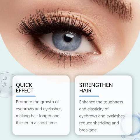 Lash and Brow Oil Eyelash Growth Serum With Castor and Moringa Oil Blend Nourishing Eye Treatment For Natural Thick Eyelashes