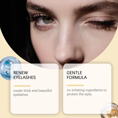 EELHOE Eyelash Nourishment Enhancer For Natural Long Thick Lashes Mild Formula Gentle Eye Care Eyelash Growth Liquid Serum