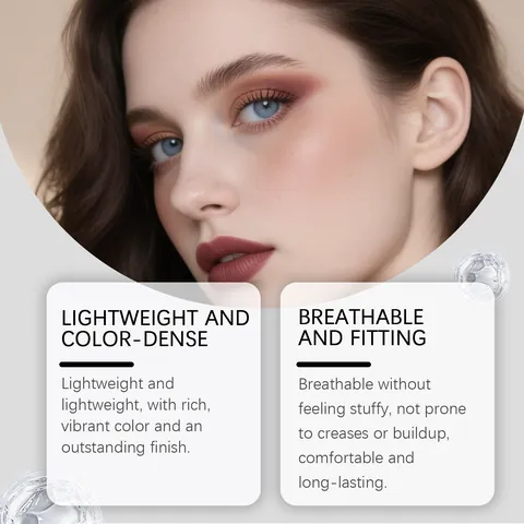 Zephoco Ombre à Paupières en Bâton Caramel Double Embout Imperméable Longue Durée Illuminateur Maquillage Yeux Bâton Cosmétique Femme