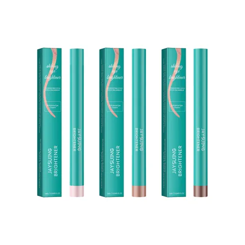Jaysuing Waterproof Eye Shadow Stick Shimmer Eye Brightener Long Lasting Lying Silkworm Pen Easy to Color Highlighter Pencil
