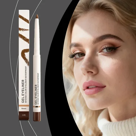 Matte Waterproof Gel Eyeliner Pencil Long Lasting Smudge Proof Smooth Natural Eye Makeup Eyeliner For Women