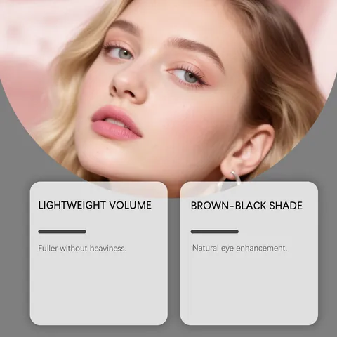 Zephoco Iron Wand Mascara Black Waterproof Long Lasting Curling Natural Extension Smudgeproof Eye Makeup For Women