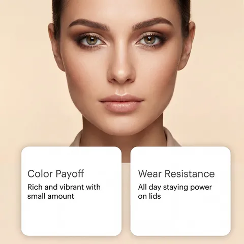 Zephoco Schimmer Nude Lidschattenstift Wischfest Champagnerbraun Pink Gold Cremiger Lidschatten Stift Für Damen Daily Makeup