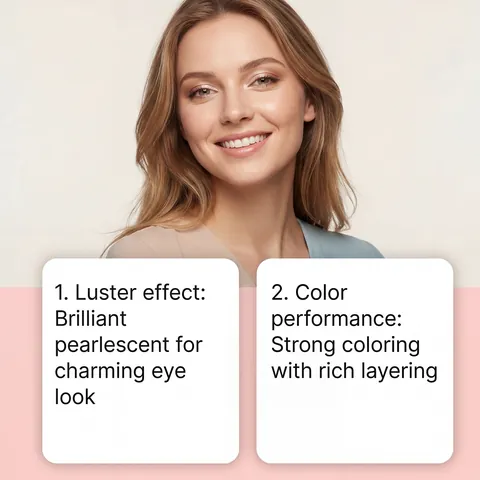 Zephoco Three-Color Pearlescent Eyeshadow Stick Long Lasting Waterproof Shimmer Eyeshadow Pen For Women Party Eye Makeup